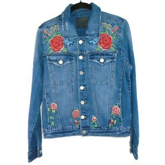 BLANK NYC Embroidered Jean Jacket - Picture 2 of 2